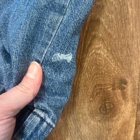 Madewell Pleated Wide Leg Jeans Size 0 High Rise Medium Wash - Picture 5 of 8